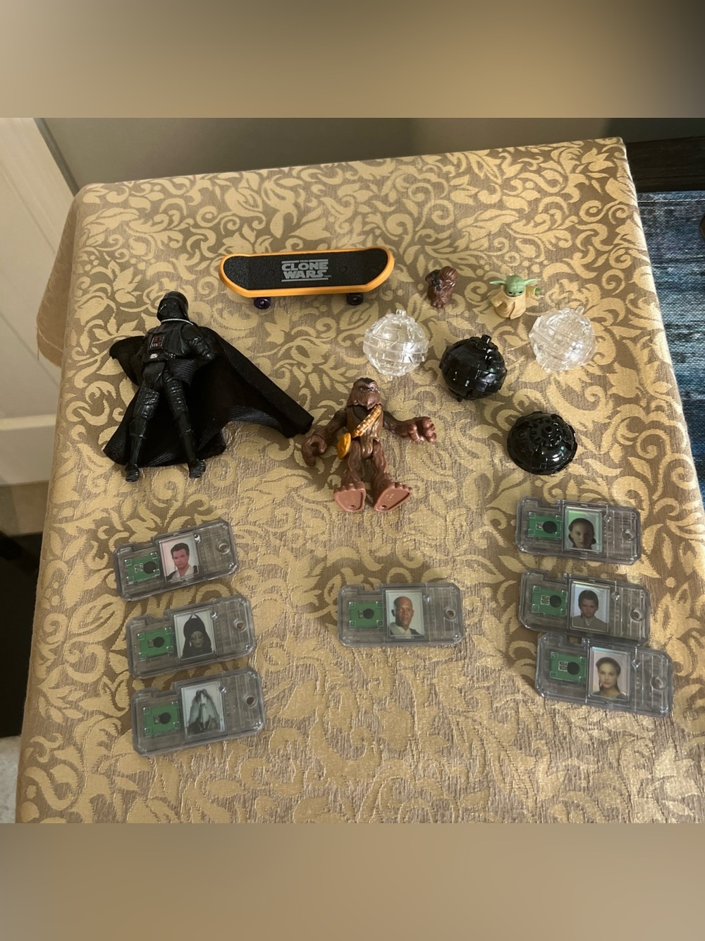 Miscellaneous Star Wars Lot Darth Vader Chewbacca Clone Wars Skateboard And More